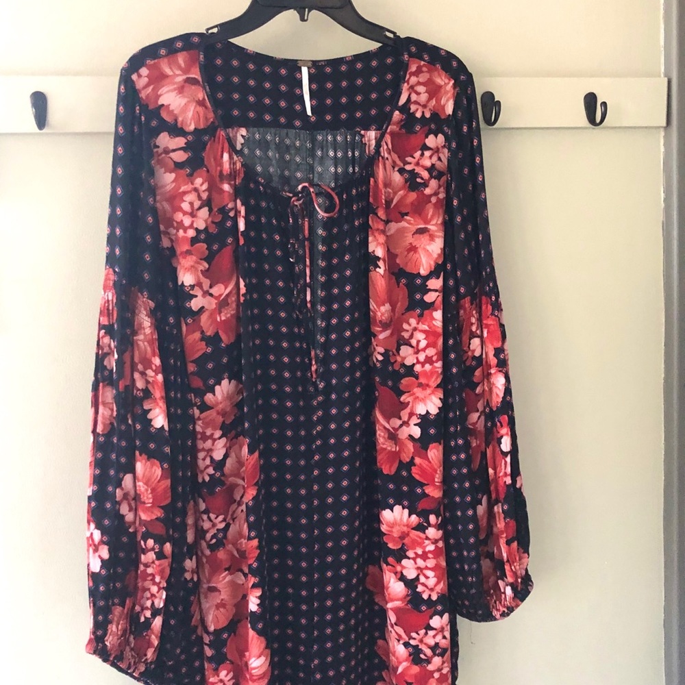 Free People Flowered Jumper/Skorts L
